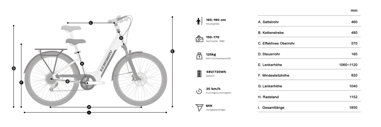 K5R ebike size